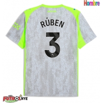 Camiseta Manchester City Ruben Dias #3 Tercera Equipación 2025-26 manga corta